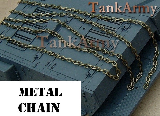 Metal chain 3x4mm (copper color, one meter long)